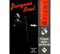 JACQUES BREL (SP?CIAL PIANO): 10 Chansons adaptées pour Piano Solo