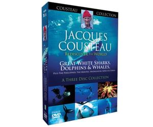 Jacques Cousteau: Rediscover the World - Great White Sharks, Dolphins & Whales [2007] [DVD]