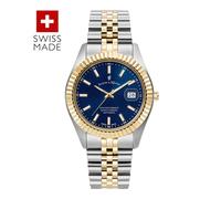 Jacques du Manoir Inspiration Business Stainless Steel Two Tone Watch