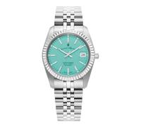 Jacques du Manoir Ladies Inspiration Rainbow Turquoise Dial Stainless Steel Watch
