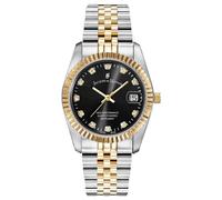 Jacques Du Manoir Ladies Swiss Made Inspiration Silver & Gold Plated Stainless Steel Bracelet Watch