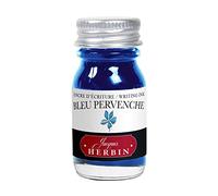 Jacques Herbin 11513T - Writing and drawing ink - Fountain pens and rollerballs - Bleu pervenche/ Periwinkle blue - 10 ml - Made in France - Calligraphy