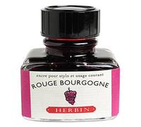 Jacques Herbin 13028T - 30ml Bottle of Ink for Fountain Pens and Rollerball Pens - Rouge Bourgogne