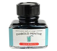 Jacques Herbin 13033T - 30ml Bottle of Ink for Fountain Pens and Rollerball Pens - Diabolo Menthe