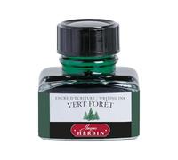 Jacques Herbin 13040T - One 30 ml bottle of ink for fountain pens and rollerballs, Vert Foret/ Forest green colour - Made in France - Calligraphy Writing