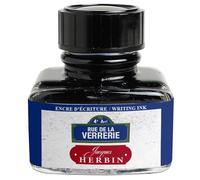 Jacques Herbin 13817T - Ink Bottle for Fountain pens and Rollerball pens - 30 ml - Blue - Rue de la Verrerie