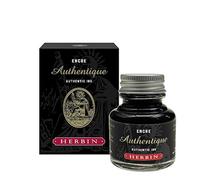 Herbin 13991T - Authentic 30ml ink bottle for fountain pens and rollerball pens, Black