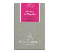 Jacques Herbin 15063JT - A bottle of gold glitter ink for fountain pen, rollerball, glass nib and penholder 50 ml, Fuchsia de Magellan - Calligraphy - Writing