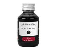Jacques Herbin 17009T - Writing ink bottle 100ml - Fountain pens, roller pens - Perle Noire - Painting - Drawing - Calligraphy - Creative - Arts & Crafts