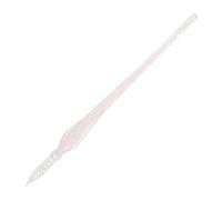 Jacques Herbin 21862T - Twisted glass feather pale pink 18 cm