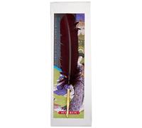 Jacques Herbin 23226ST - One 21 cm quill pen with tip and steel nib, Bordeaux