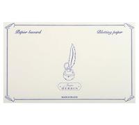 Jacques Herbin 25500T - One packet of 10 blotters - Format size 12x16 cm - Weight 240g - Blanc/ White colour - Creative - Calligraphy Tool - Writing - Drawing