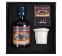 Jacques Herbin 27915T - A special 350th anniversary inkwell set including a porcelain inkwell, instructions and a 100 ml bottle of Forget-Me-Not Blue ink.