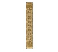 Jacques Herbin 33104T - A case of 4 sealing wax sticks, Gold Colour - 8.5cm - Writing - Creative Tool - Traditional presentation - Use for Correspondance