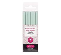 Jacques Herbin 35833T - Pack of 6 sticks of special sealing wax for guns, Mint green. Made in France