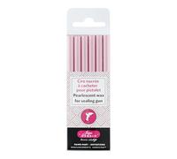 Herbin 35962T - Pack of 6 sticks of special wax for wax Guns, Light Pink