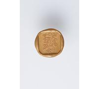 Jacques Herbin 40021T - A square seal with varnished wooden handle - illuminated - The Letter U - Manufactured in France - Creative Art Tool - Wax Stamp