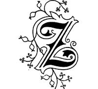 Jacques Herbin 40026T - A square seal with varnished wooden handle - illuminated - The Letter Z - Manufactured in France - Creative Art Tool - Wax Stamp