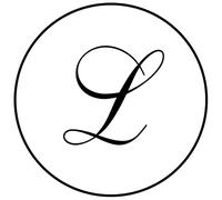 Jacques Herbin 40112T - A Round Seal with Varnished Wooden Handle - Copperplate - The Letter L - Manufactured in France - Creative Art Tool - Wax Stamp