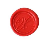 Jacques Herbin 40124T - A round seal with varnished wooden handle - Copperplate - The Letter X - Manufactured in France - Creative Art Tool - Wax Stamp