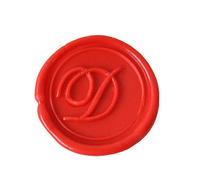 Jacques Herbin 40304T - A brass seal with varnished wooden handle - Modern English - The Letter D - Manufactured in France - Creative Art Tool - Wax Stamp