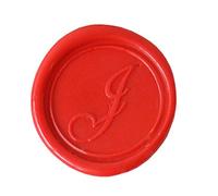 Jacques Herbin 40310T - A brass seal with varnished wooden handle - Modern English - The Letter J - Manufactured in France - Creative Art Tool - Wax Stamp