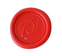 Jacques Herbin 40315T - A brass seal with varnished wooden handle - Modern English - The Letter O - Manufactured in France - Creative Art Tool - Wax Stamp