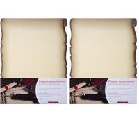 Jacques Herbin 427B - A Pocket of 5 Sheets of Printed Parchment Paper - 21x29.7 cm - A4-90g - Drawing - Writing - Painting - Calligraphy - Creative Art (Pack of 2)