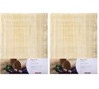 Jacques Herbin 91000T - A Pocket of 3 Papyrus Sheets - 21cm x 29,7cm - for Ink, Calligraphy and Painting - Manufactured in France - Creative Art Accessory (Pack of 2)