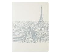 Jacques Herbin 93006T - Toits de Paris notebook - A5 - 14.8 X 21 cm, thread-stitched, 32 lined pages, 120g ivory papers. - Made in France - Collection