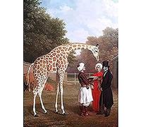 Jacques Laurent Agasse Nubian Giraffe Unframed Wall Art Print Poster Home Decor Premium