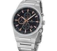 Jacques Lemans 1-1734A Manchester Chronograph Multifunction Quartz Unisex Bla...