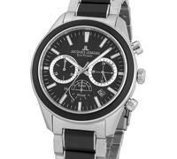 JACQUES LEMANS Men Analog Solar Works Watch with Stainless Steel Strap 1-2115I