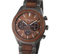 Jacques Lemans 1-2115K Eco Power Wood Mens Watch 44mm 10ATM