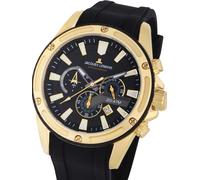JACQUES LEMANS Men's Analog Quartz Watch with Stainless Steel Strap mid-39597