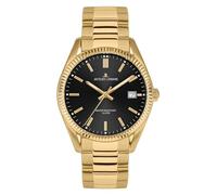 JACQUES LEMANS Men's Derby Watch Gold/Black 50-3M, Gold/Black, Bracelet
