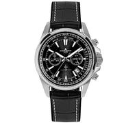 JACQUES LEMANS Analogue Wristwatch mid-31328, Black/White, Strip