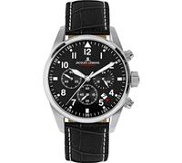 Jacques Lemans Men's Watch Chronograph Barcelona Black Chrono 42-2A