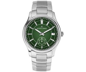 Jacques Lemans Derby 1-2197H - Man - 41 mm - Analogue - Quartz - Mineral Glass Green 22 mm