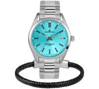 Jacques Lemans Derby Set 1-2143G - Man - 42 mm - Quartz - Mineral Glass Blue 21 mm
