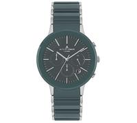 Jacques Lemans Dublin Grey/Green High-Tech Ceramic Chronograph Men's Watch Grey