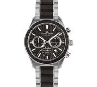 JACQUES LEMANS Eco Power Solar Wood Chronograph Men's Bracelet Watch