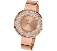JACQUES LEMANS La Passion LP-131B Women's Watch Solid Stainless Steel IP Rose Swarovski Stones