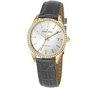 JACQUES LEMANS La Passion Women's Watch Grey/Gold 1-2085C, Strap.