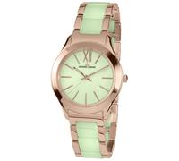 Jacques Lemans Ladies Watch Ceramic Rose Gold/Light Green 1-1796N