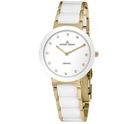 Jacques Lemans Ladies Watch Monaco Gold/White Ceramic 42-7L