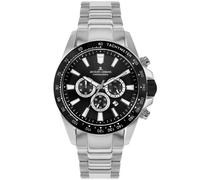 Jacques Lemans Liverpool 1-2140E - Man - 48 mm - Analogue - Quartz - Mineral Glass Black 17 mm
