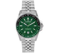 Jacques Lemans Liverpool Diver 1-2205J - Man - 41 mm - Quartz - Mineral Glass Green 22 mm