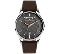 Jacques Lemans London 1-2193D - Man - 40 mm - Analogue - Quartz - Sapphire-Coated Mineral Glass Grey 20 mm