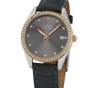 JACQUES LEMANS Womens Analogue Quartz Watch with Leather Strap LP-133C
